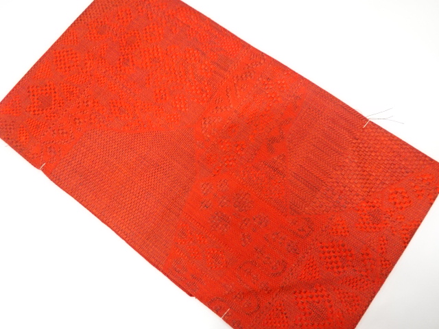 JAPANESE KIMONO / UNUSED NAGOYA OBI / SILK / SARASA PATTERN